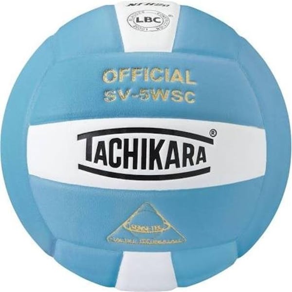Tachikara Tachikara SV5WSC.PBW Volleyball NFHS - Powder Blue & White SV5WSC.PBW - main